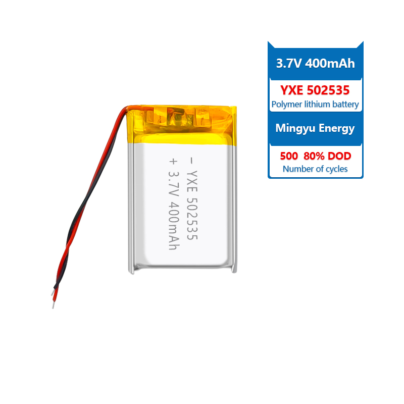 3.7 V Li-ion Battery 502535-400mah